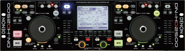 REPRODUCTOR ARCHIVOS MP3/WAV/USB DOBLE DJ DENON DN-HD2500