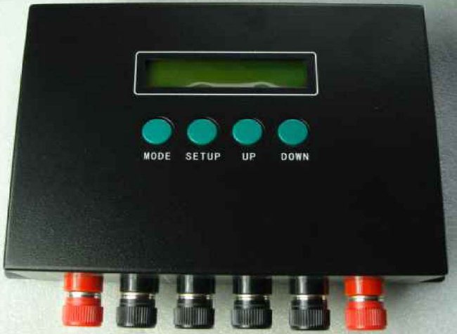 CONTROLADOR RGB PARA LED POR DMX